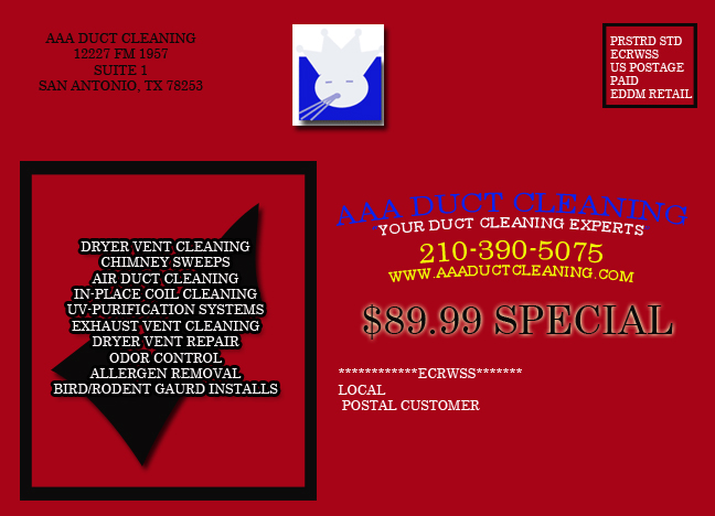  air duct cleaning specials San Antonio for only 89.99 contact one of our certified HVAC technicians to schedule your  Appointment today.